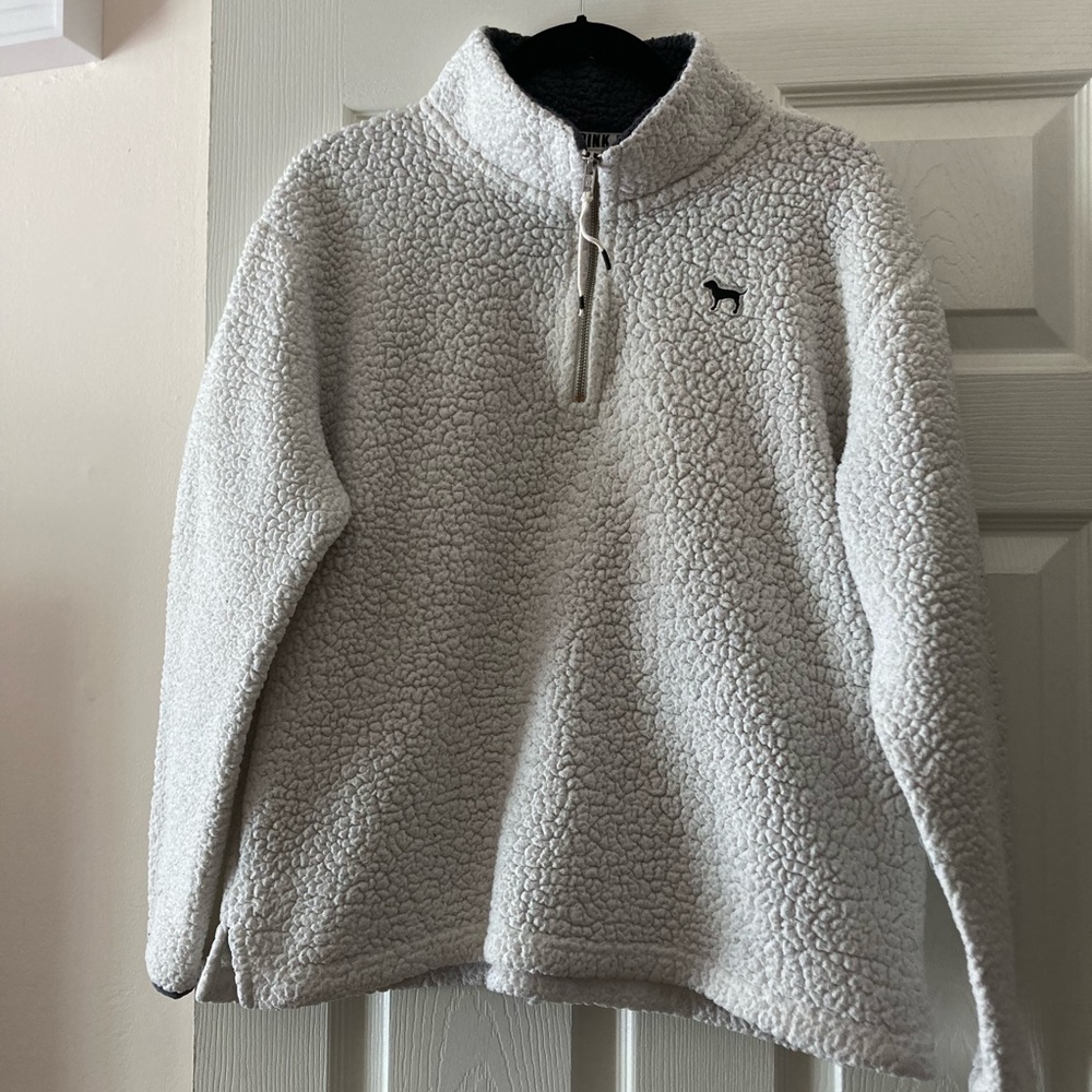 Pink medium fleece sweatshirt